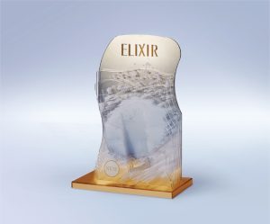 力松實業壓克力商品-化妝品陳列展示座-賣場商品陳列