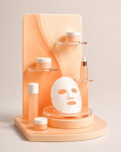 客製壓克力商品陳列架示意圖